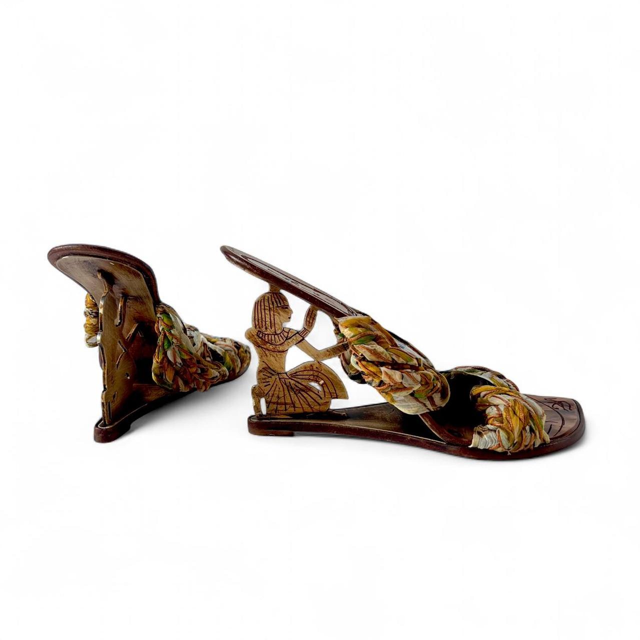 Italian Vintage Wedge Heels