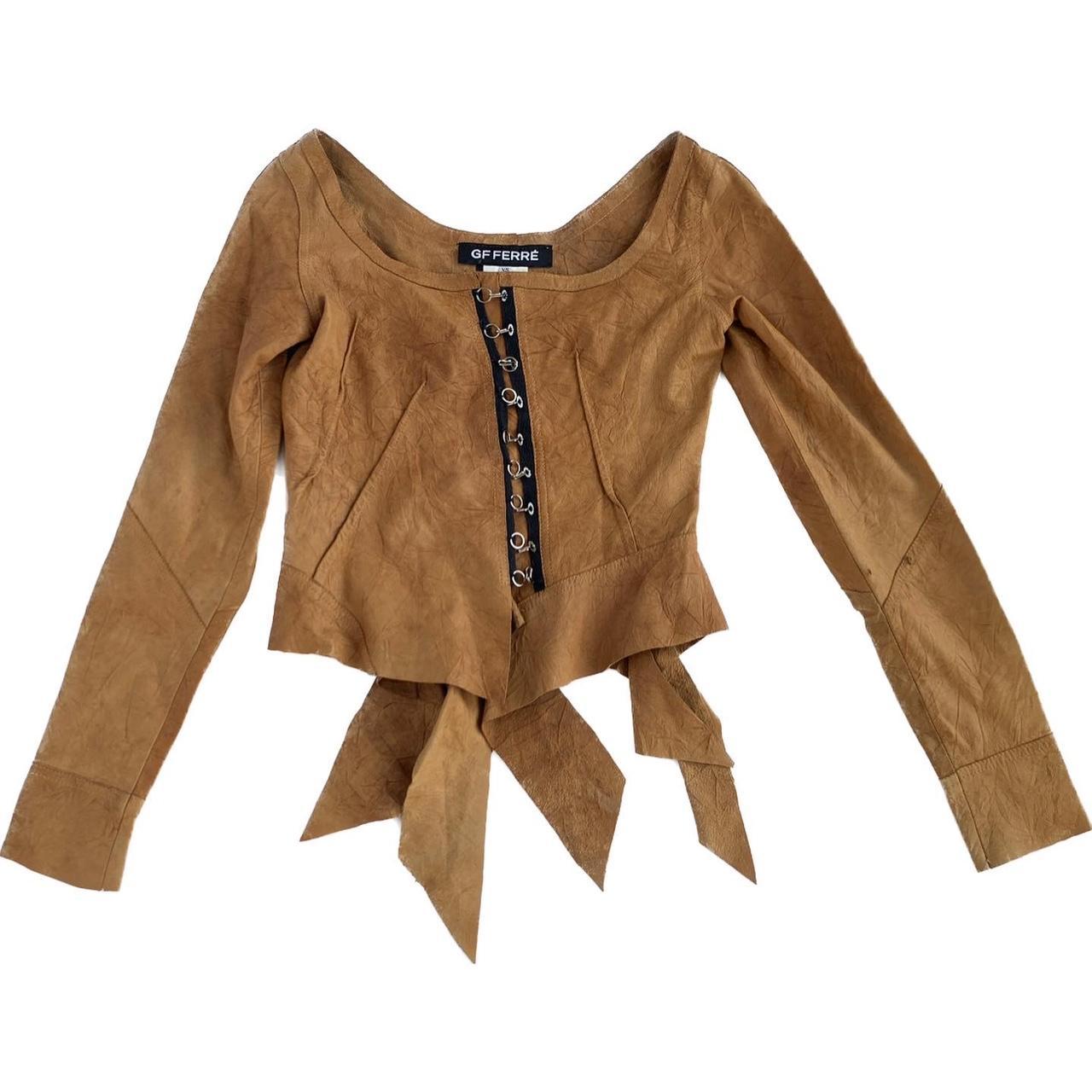 GF FERRE Leather Top