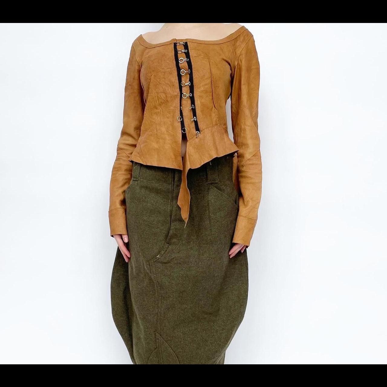 GF FERRE Leather Top