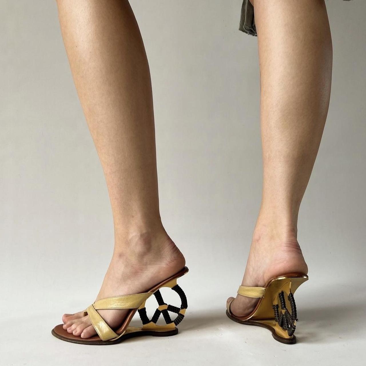 Italian Vintage Wedge Heels