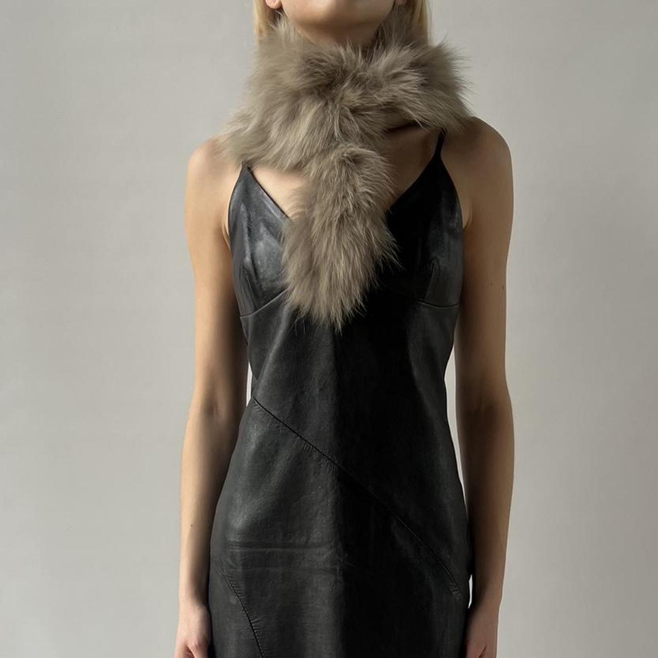 PLEIN SUD Fur Scarf