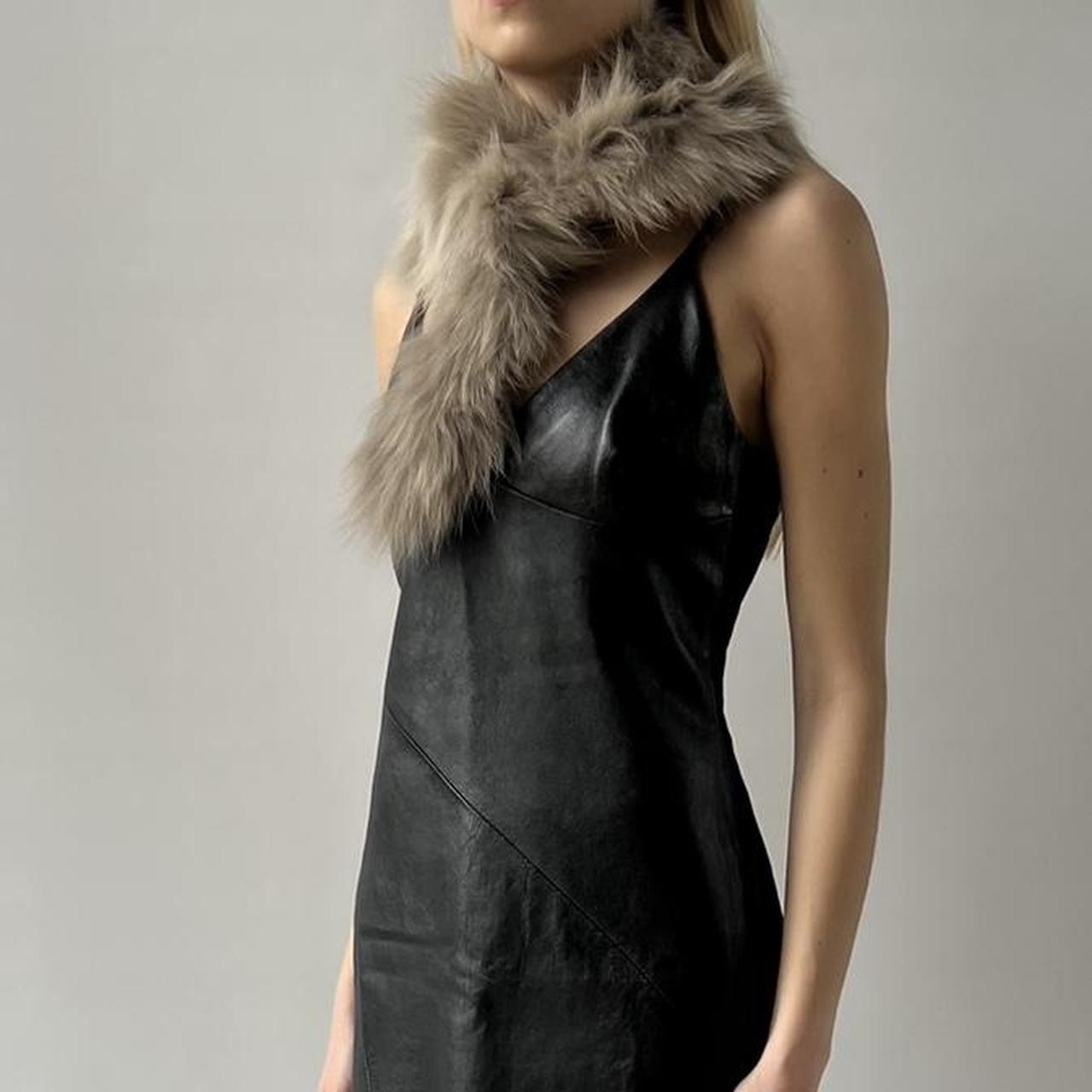 PLEIN SUD Fur Scarf